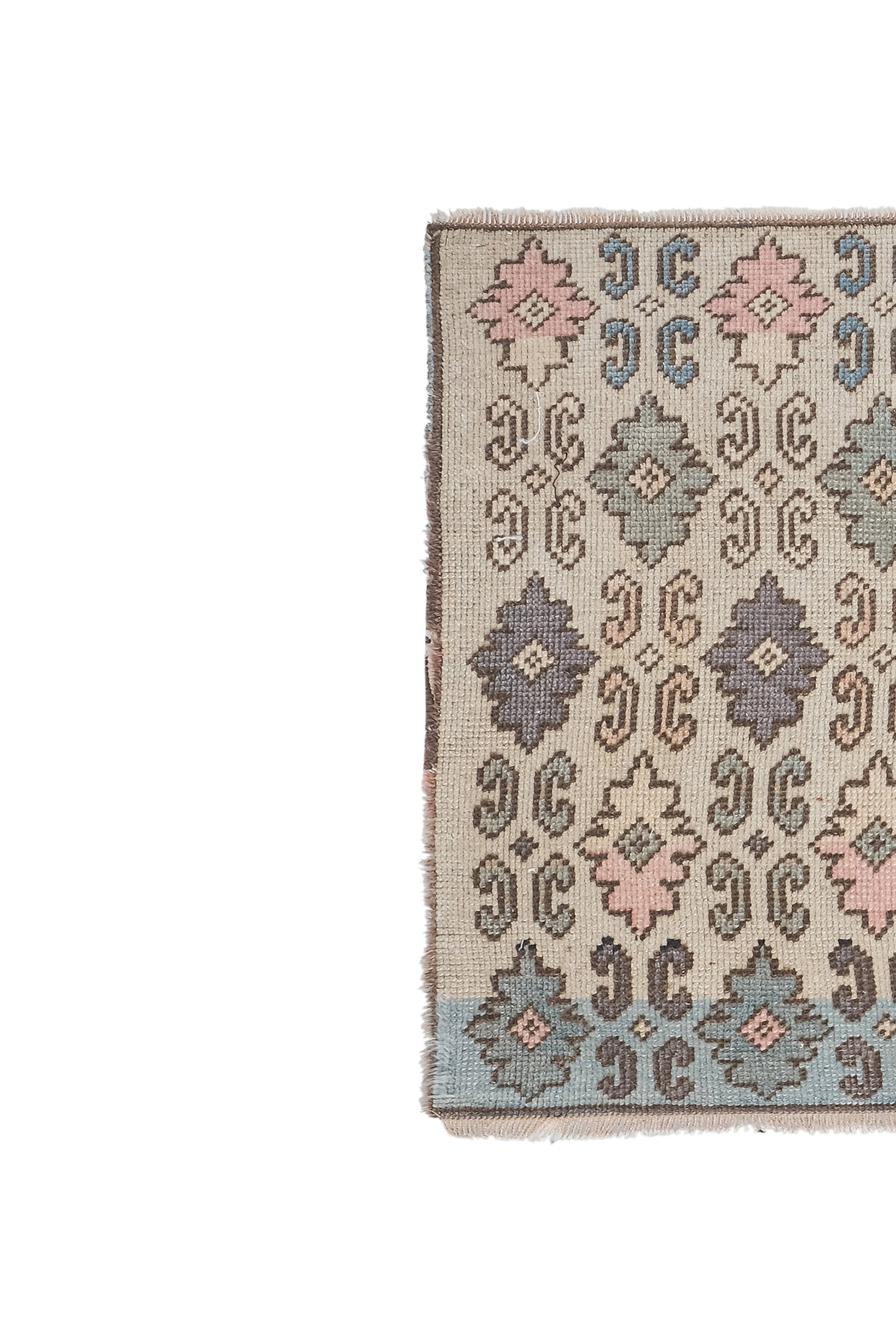 Vintage Oushak Runner 2'6'' x 6'1''