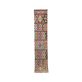 Vintage Turkish Kilim Runner 2'4'' x 12'6''