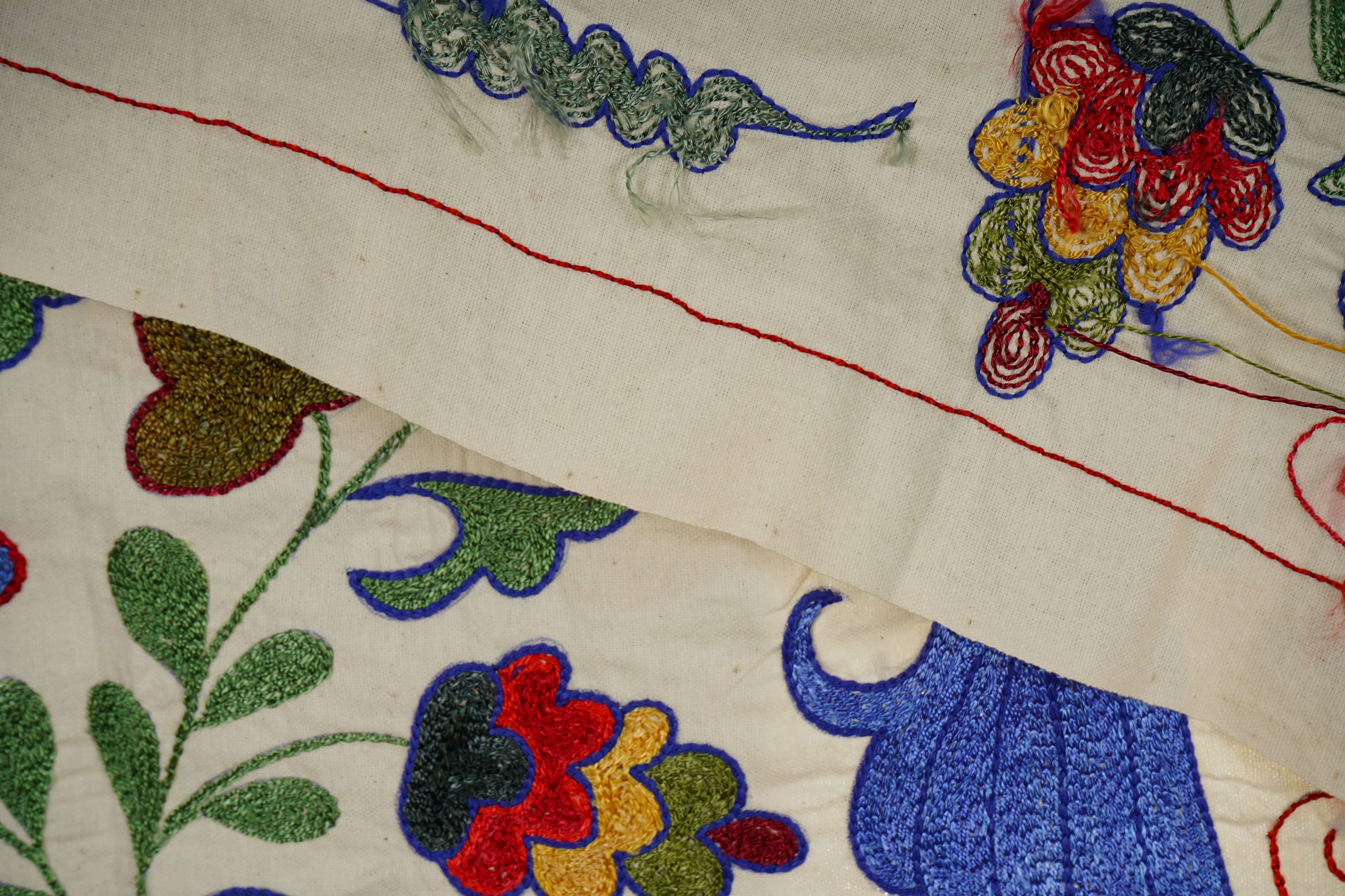 Bird Suzani Table Runner | 17'' x 33''