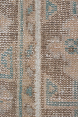 Vintage Turkish Anatolian Oushak Runner 2'6'' x 9'9''