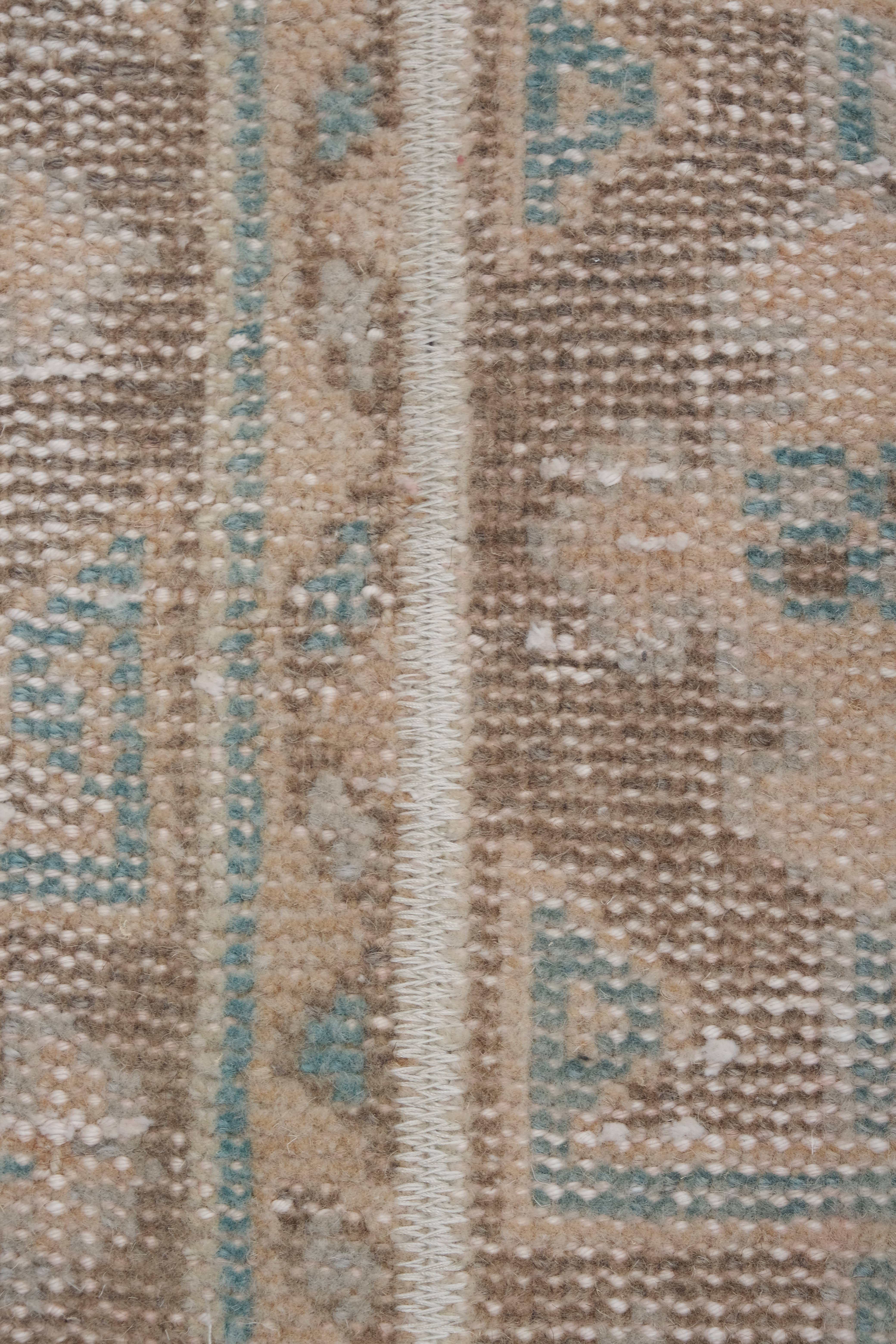 Vintage Turkish Anatolian Oushak Runner 2'6'' x 9'9''