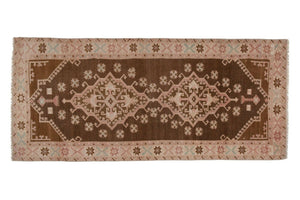 Vintage Turkish Anatolian Runner Rug 4'5'' x 9'8''