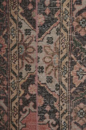 Vintage Turkish Karapinar Runner Rug 1'8'' x 17'2''