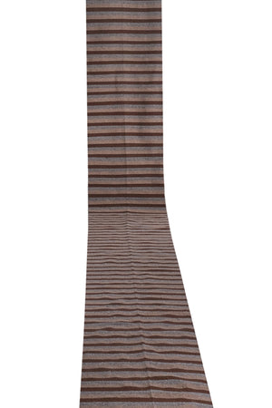 Vintage Turkish Kilim Runner 2'7'' x 27'11''