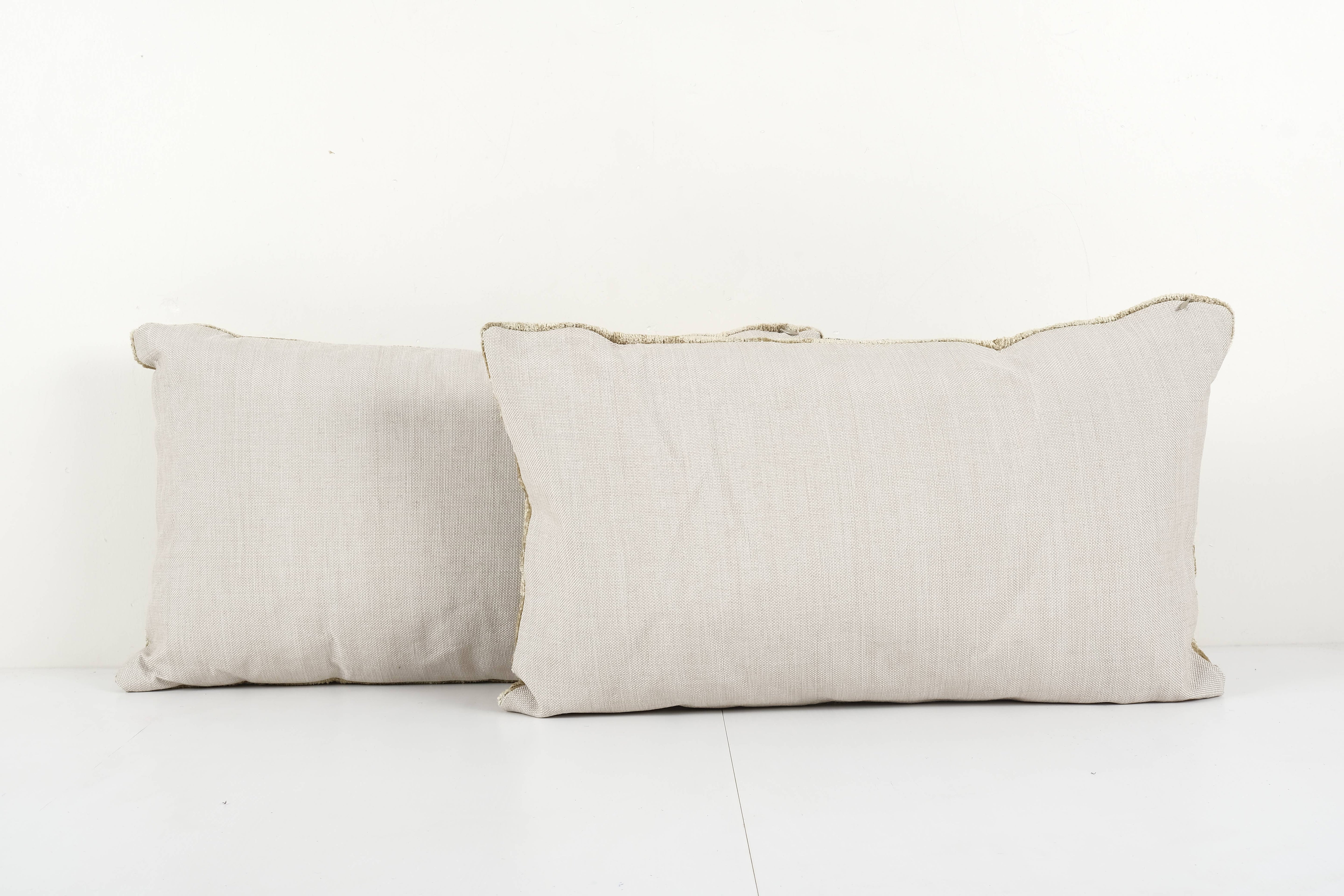 Silk Ikat Velvet Pillow Cover Set of 2 | 15'' x 24''
