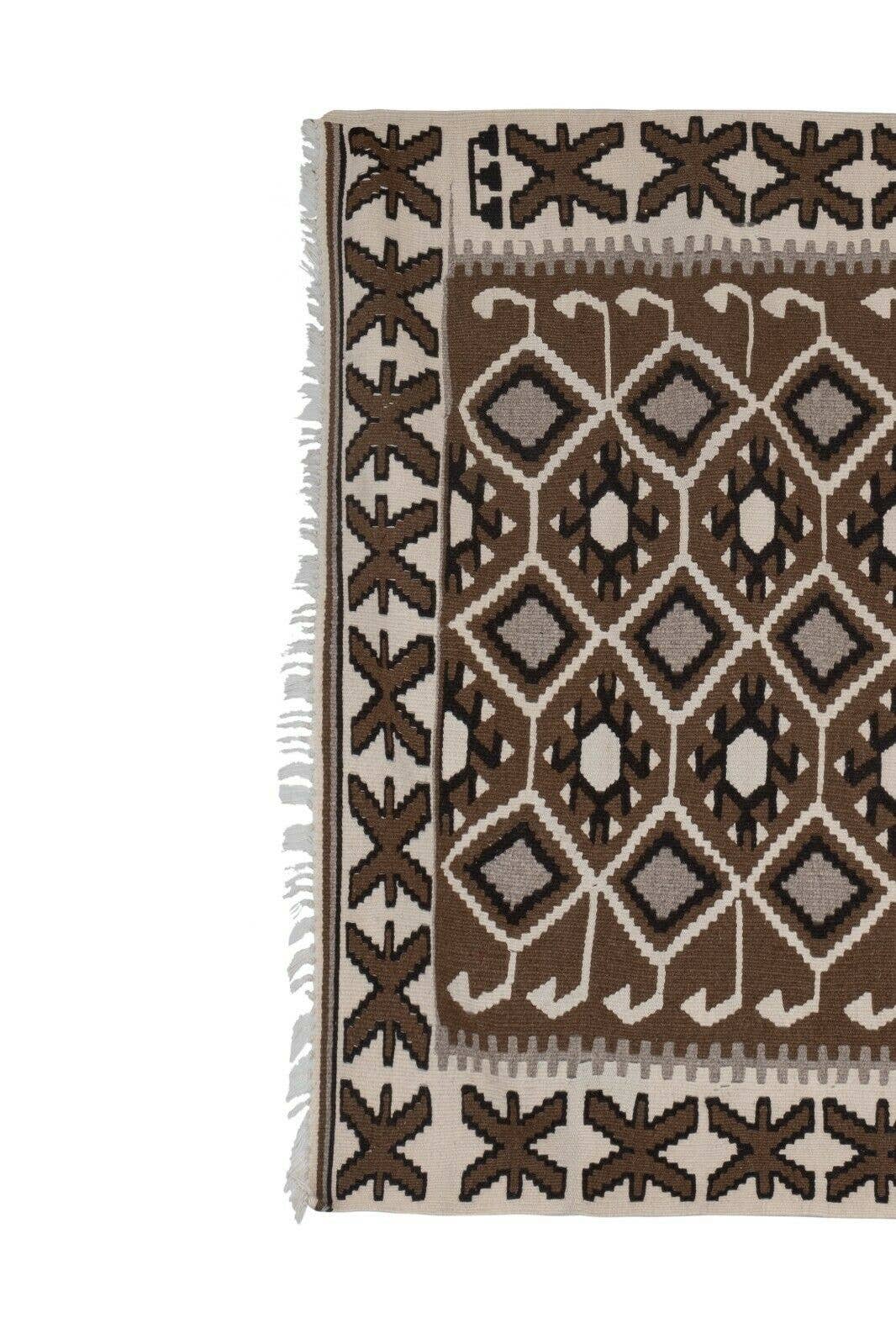 Vintage Turkish Kilim Rug 46'' x 55''