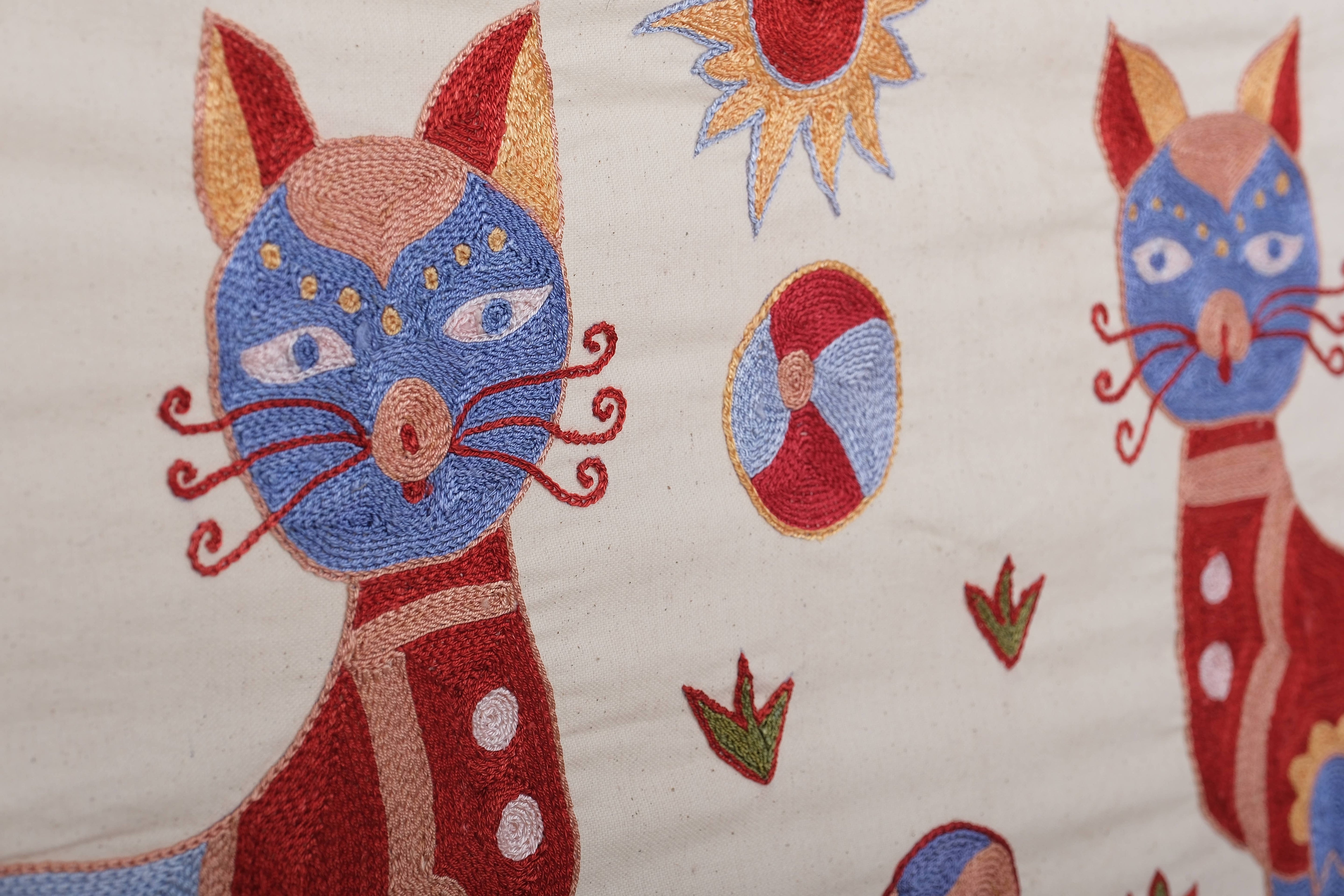 Horse Suzani Wall Hanging & Tablecloth | 20'' x 58''