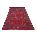 Vintage Turkish Karapinar Kilim Rug 5'8'' x 8'2''