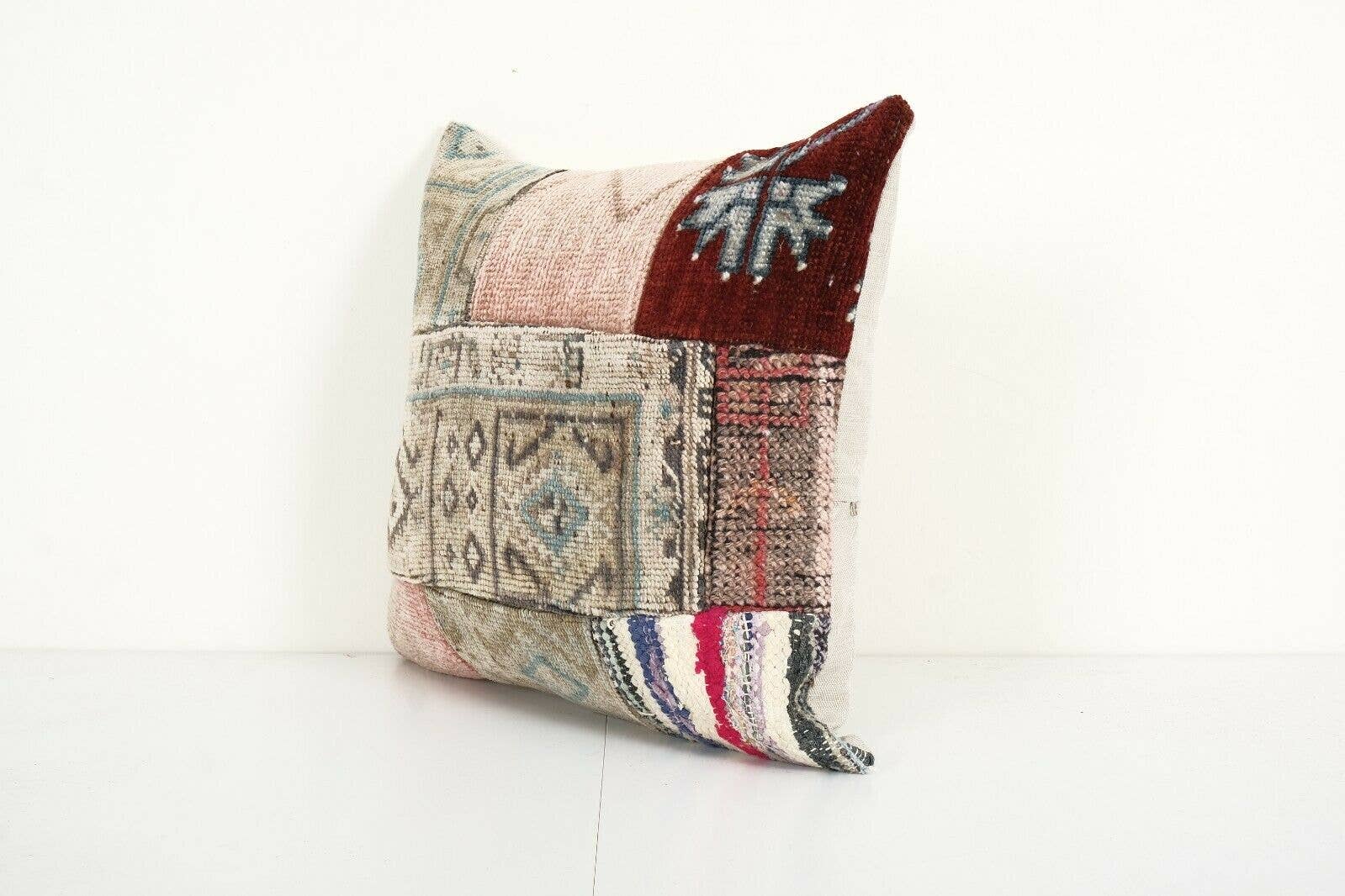 Kilim Patchwork Pillow Cover | 18'' x 19''