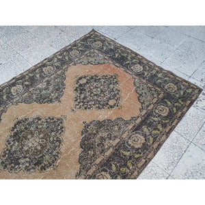 Vintage Turkish Anatolian Oushak Rug 4'7'' x 12'4''