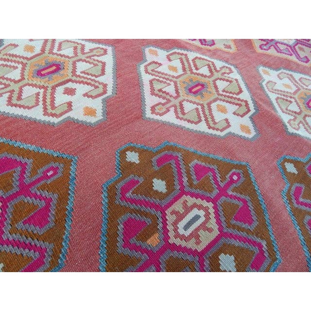 Vintage Turkish Anatolian Kilim Rug 5'1'' x 9'8''
