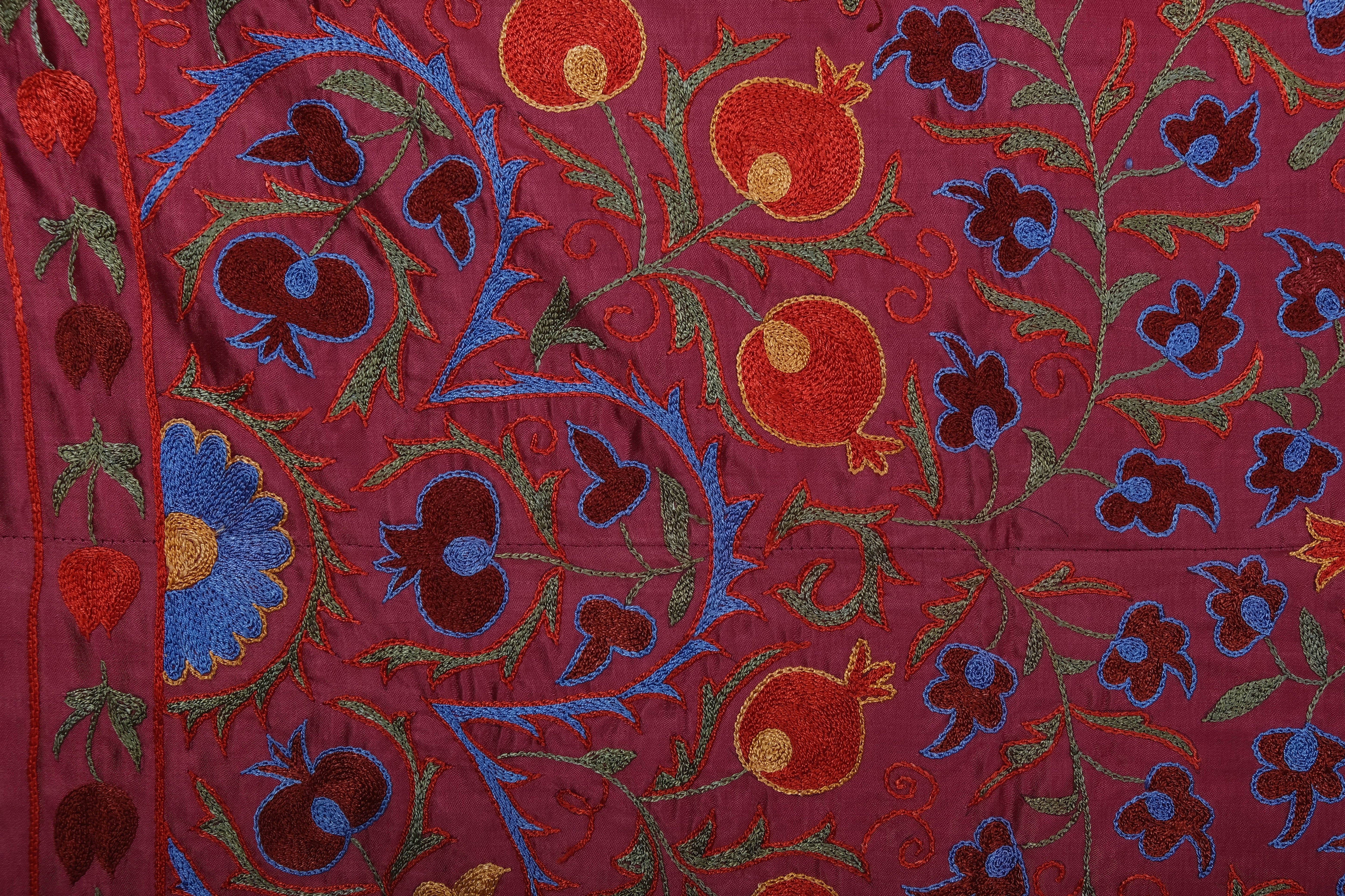 Silk Suzani Runner 3'1'' x 6'3''