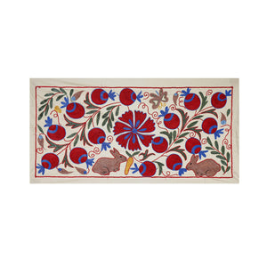 Rabbit Suzani Runner | 18'' x 36''