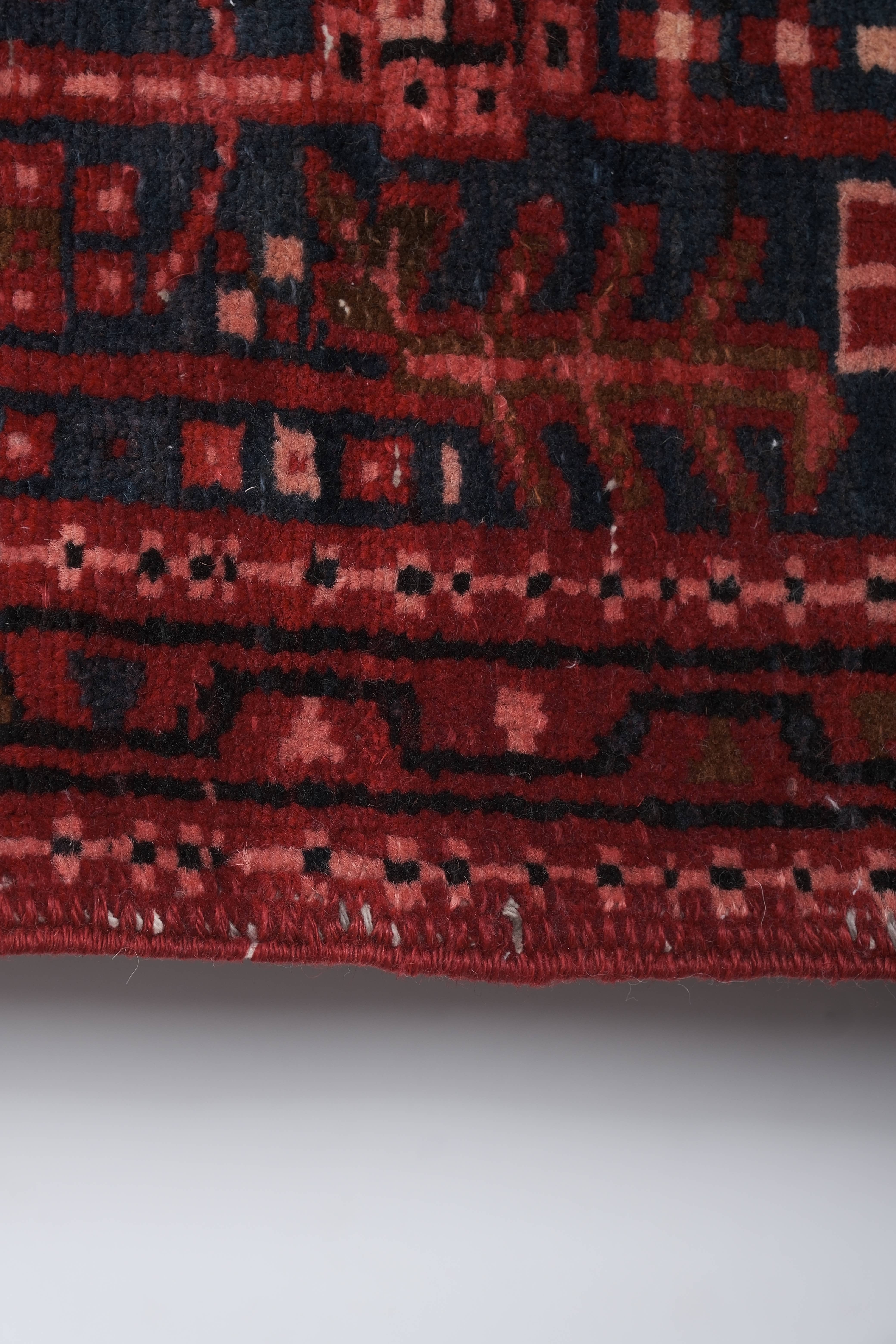 Vintage Turkish Anatolian Runner Rug 3'8'' x 10'8''