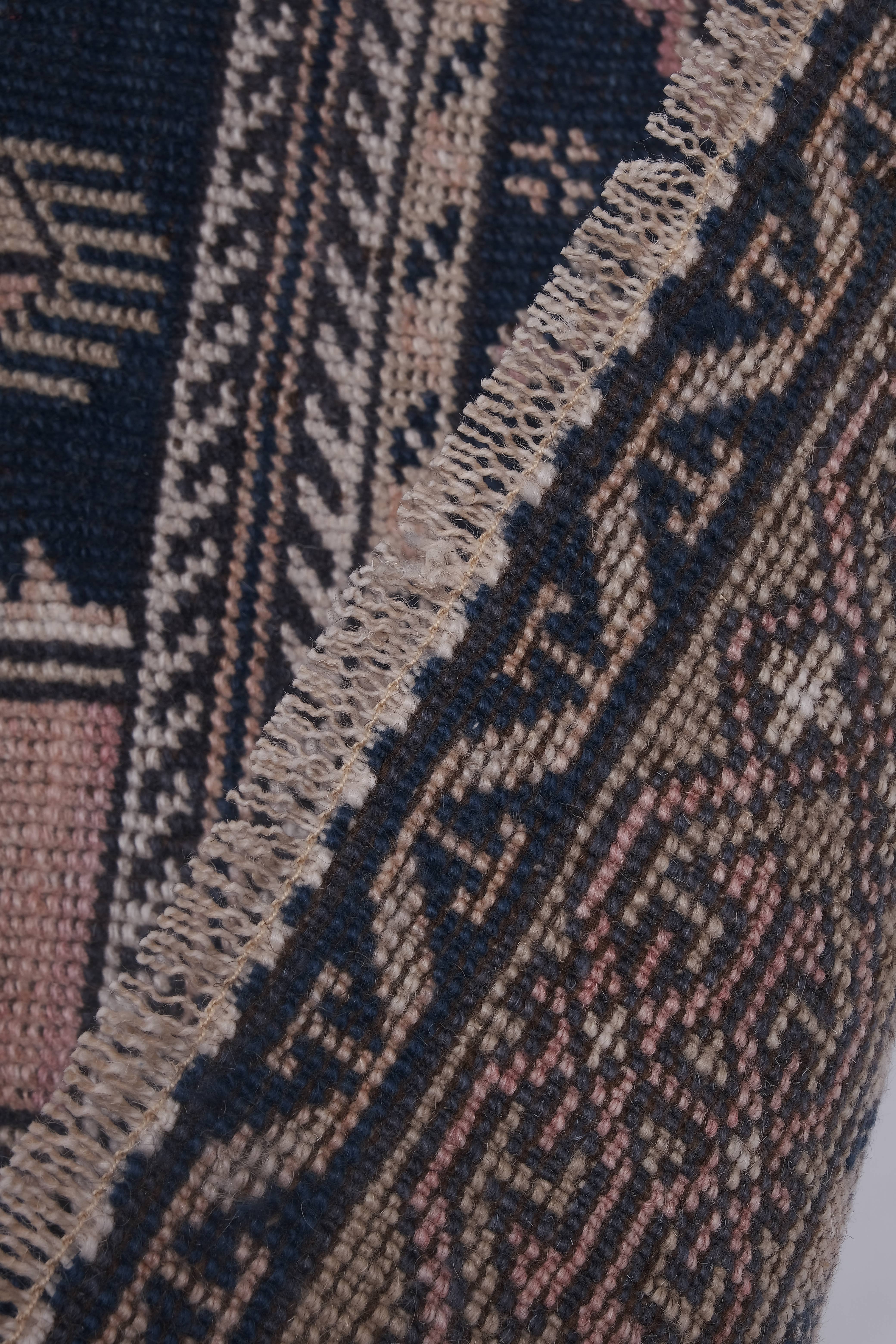 Vintage Turkish Konya Rug 4' x 6'9''