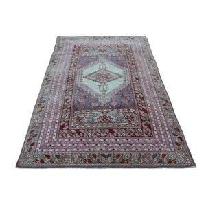 Vintage Turkish Kars Rug 4'5'' x 6'