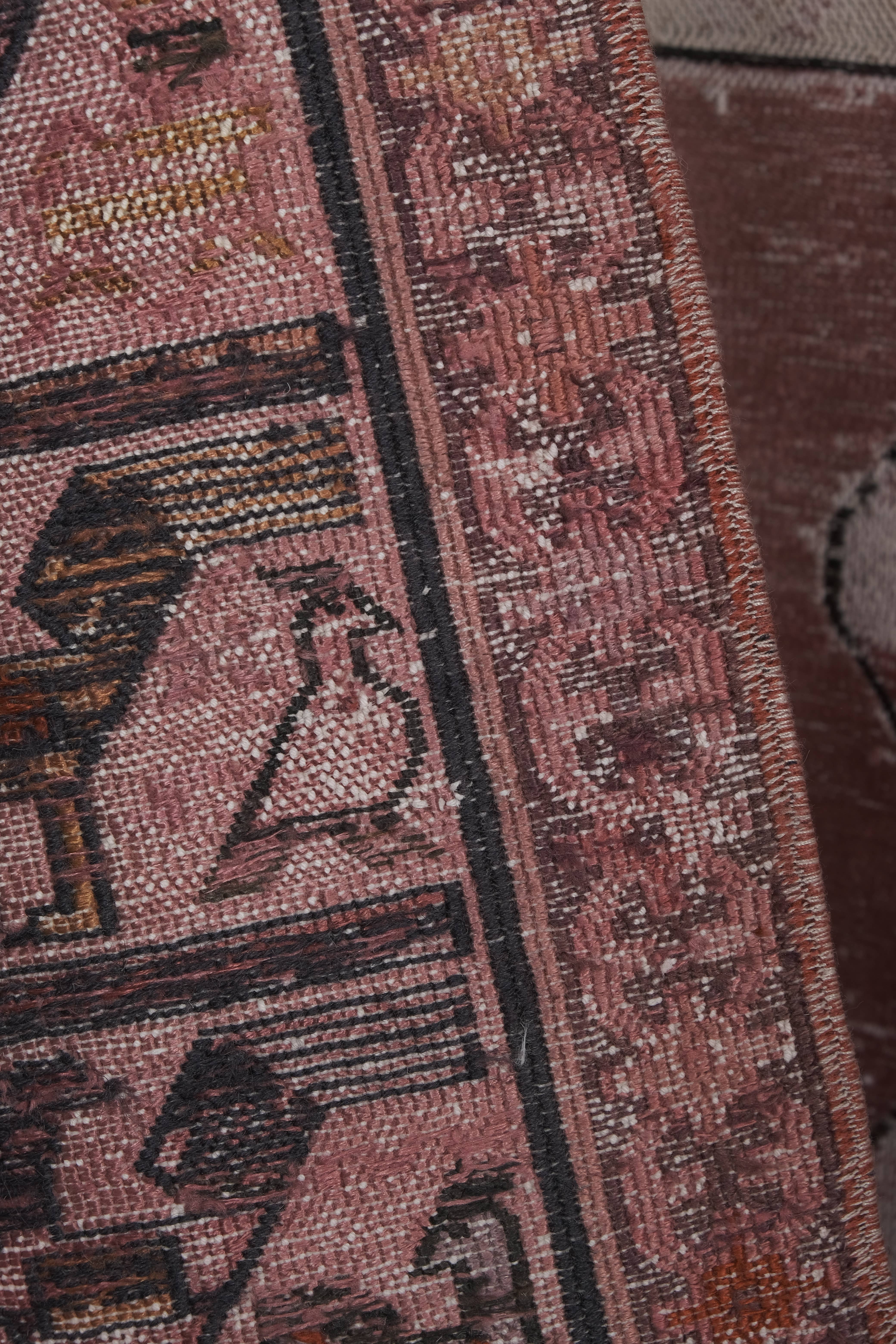 Vintage Turkish Soumac Rug 4'2'' x 6'1''