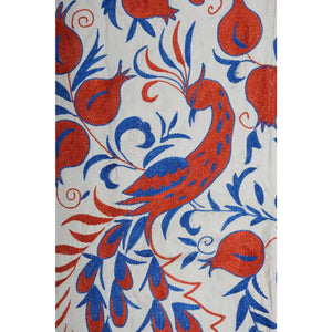 Silk Suzani Wall Hanging & Bedspread | 3'7'' x 6'2''