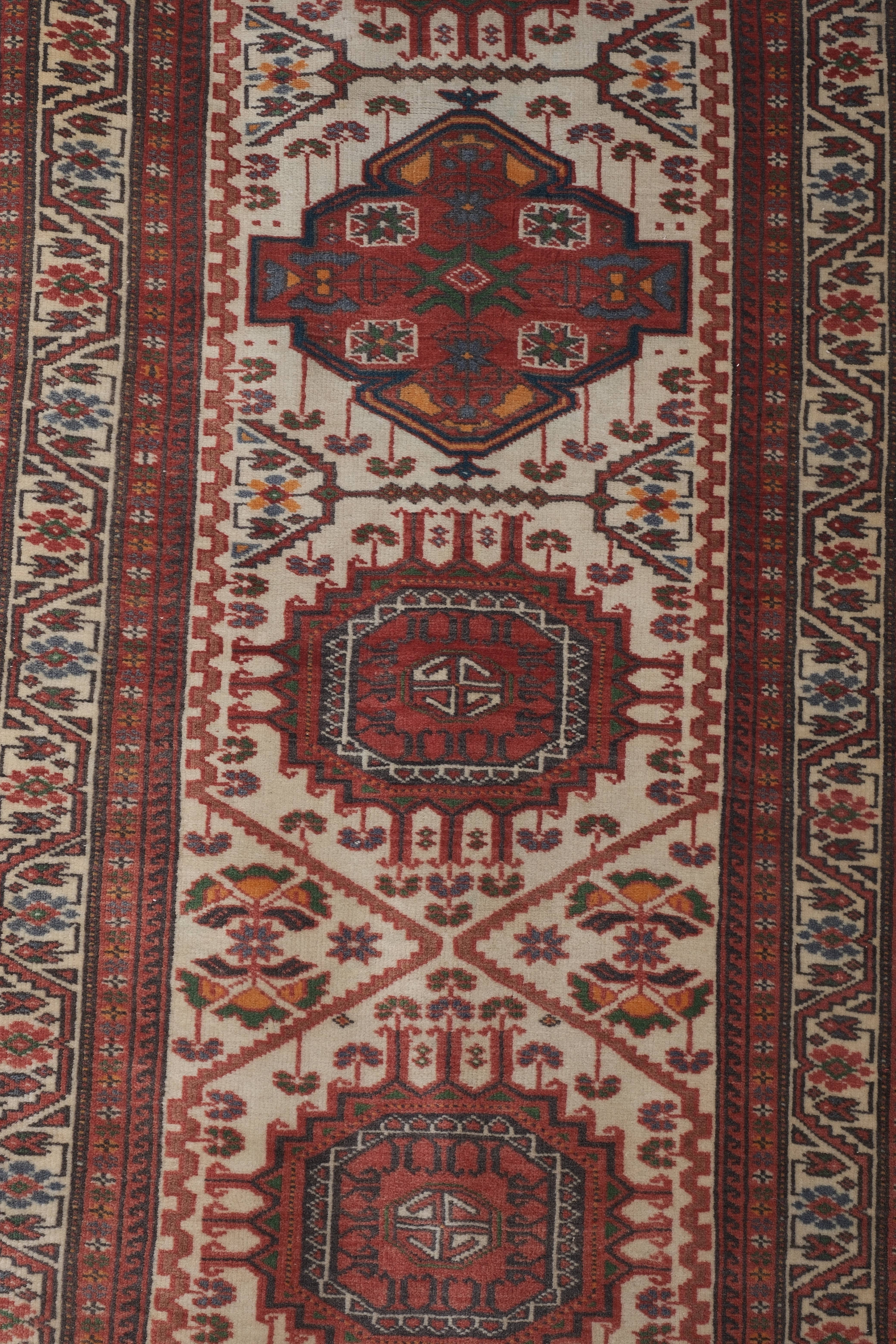 Vintage Turkish Anatolian Runner 2'9'' x 13'6''