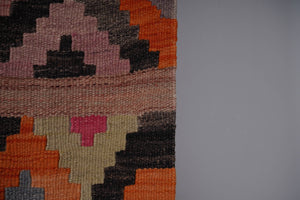 Vintage Turkish Kilim Runner 3'1'' x 13'3''