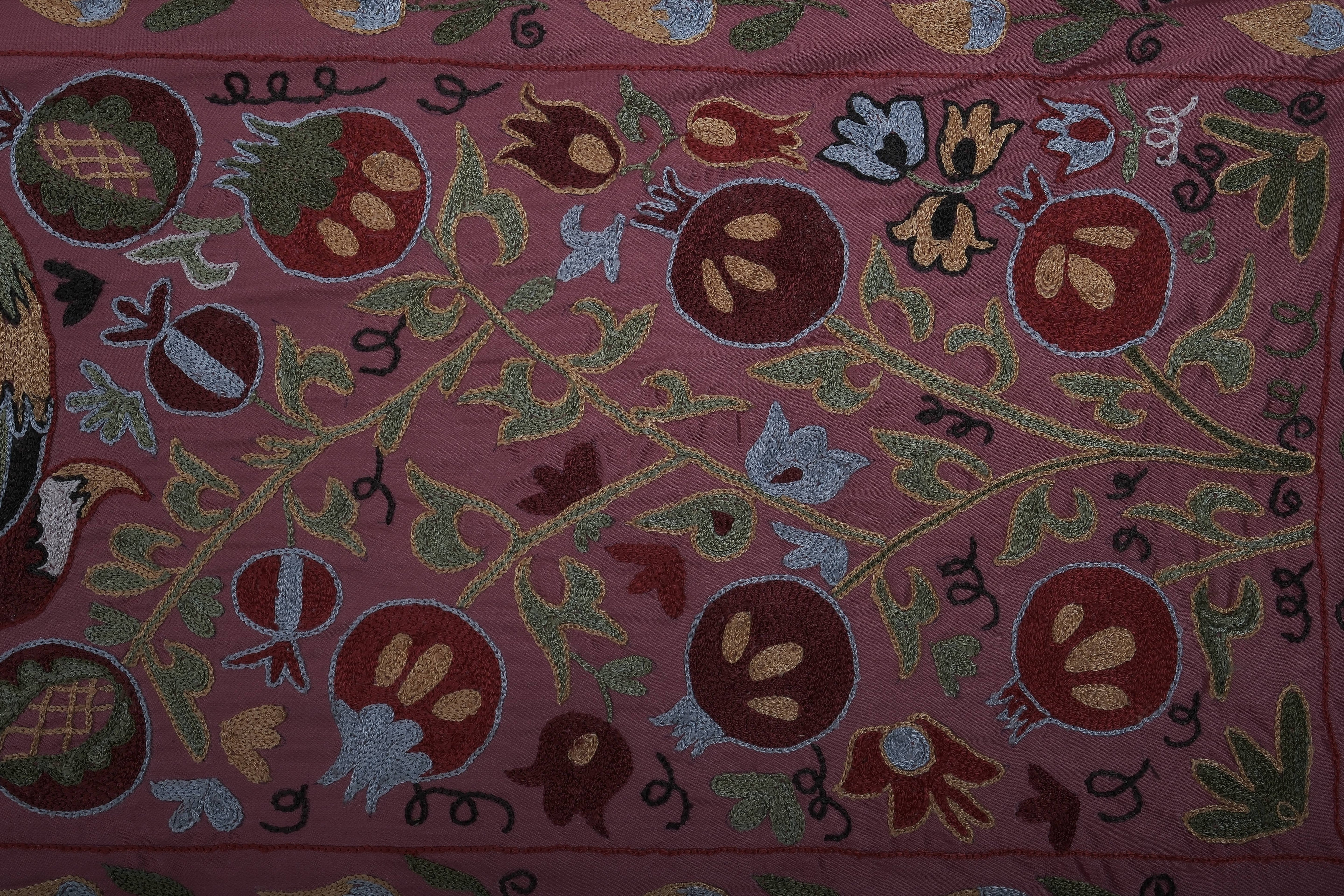 Suzani Wall Hanging & Bedspread | 1'8'' x 6'1''
