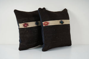 Kilim Pillow Cover Set of 2 | 16'' x 16''