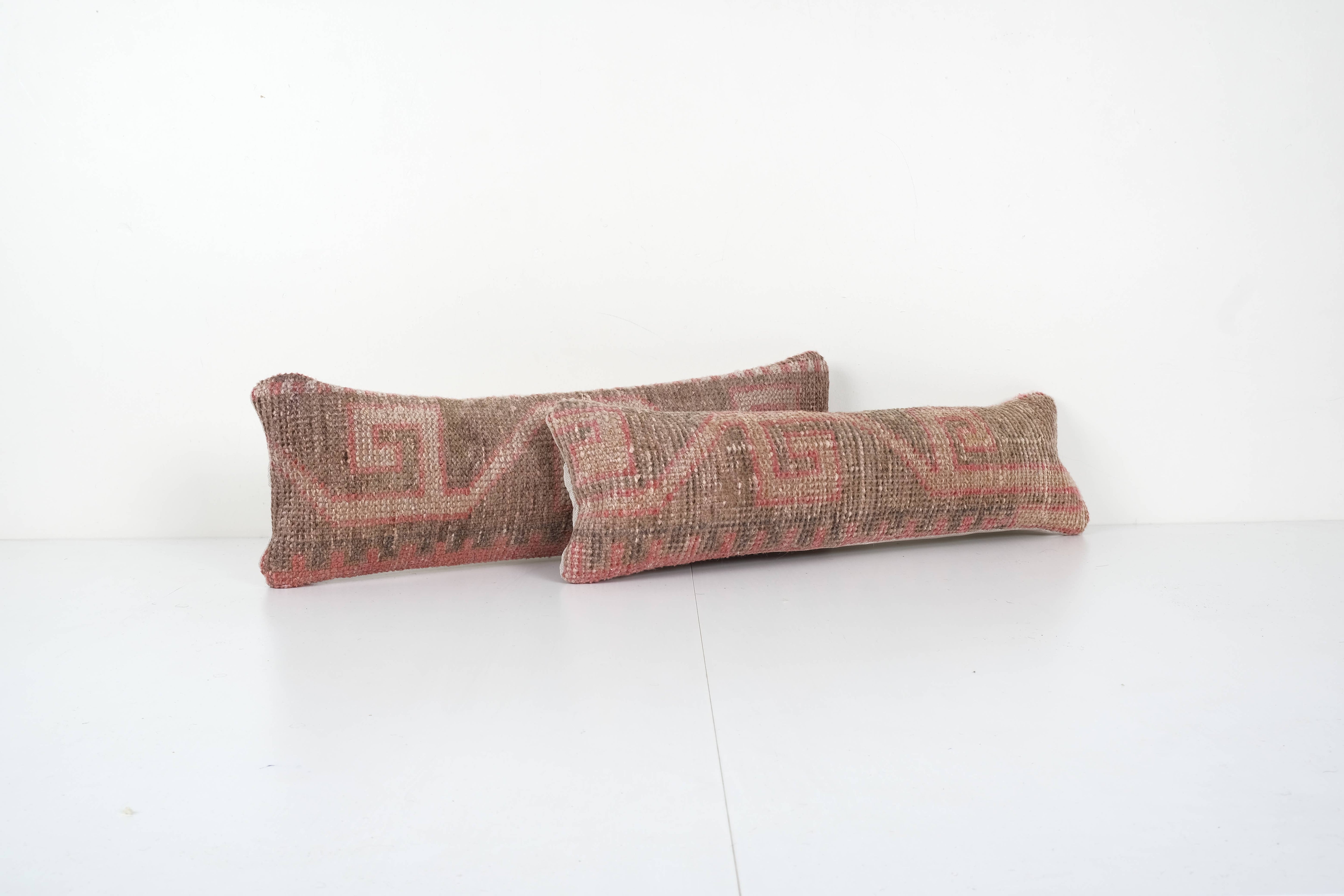 Rug Pillow Cover Set of 2 | 6'' x 24''