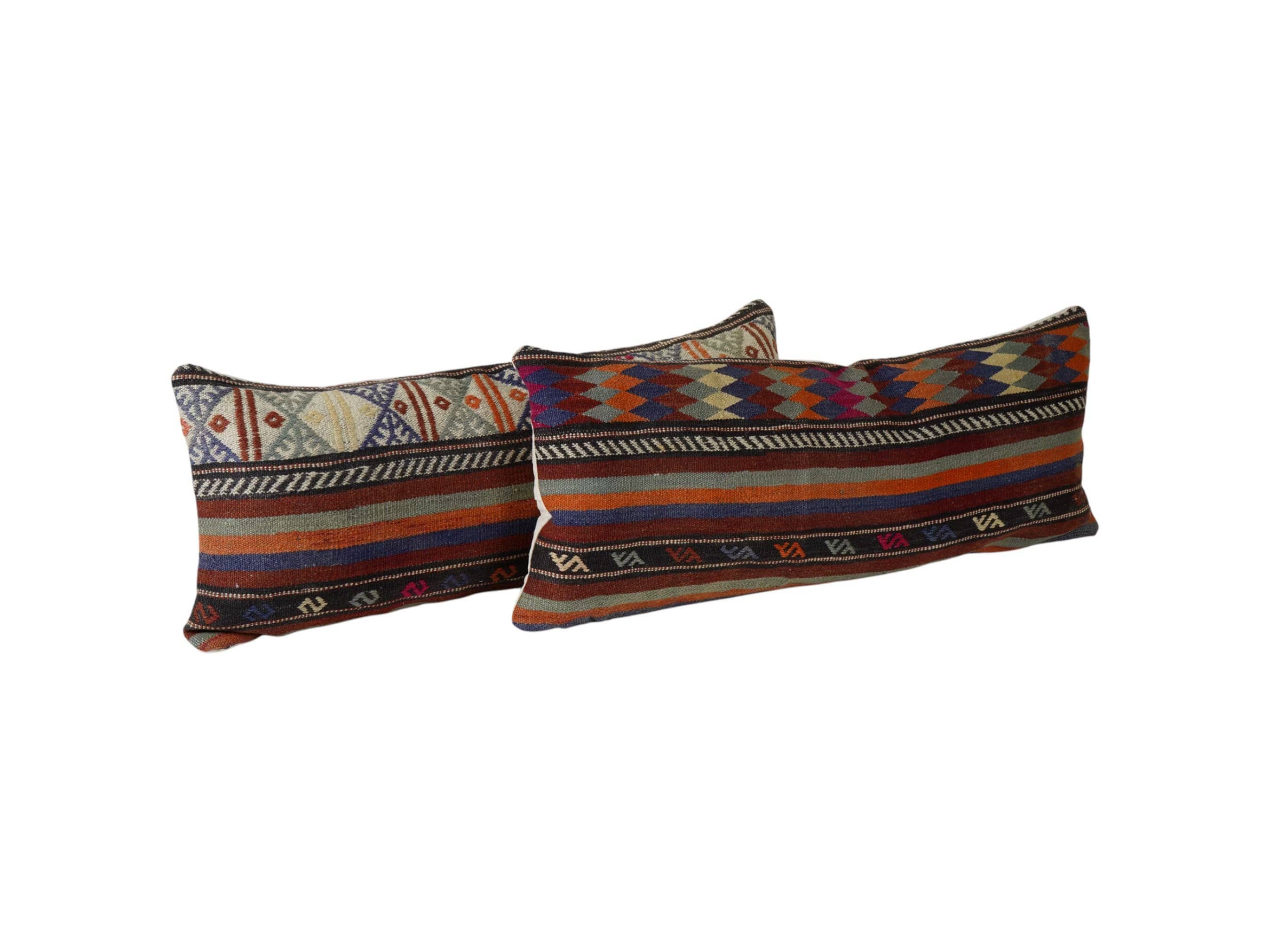 Kilim Bedding Pillow Cover Set of 2 | 15'' x 40''