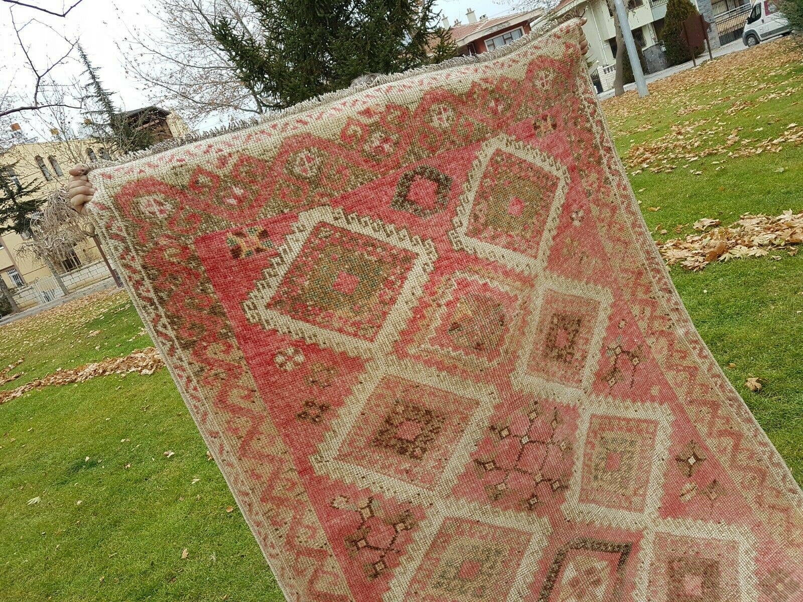 Vintage Oushak Runner 4'11'' x 10'10''