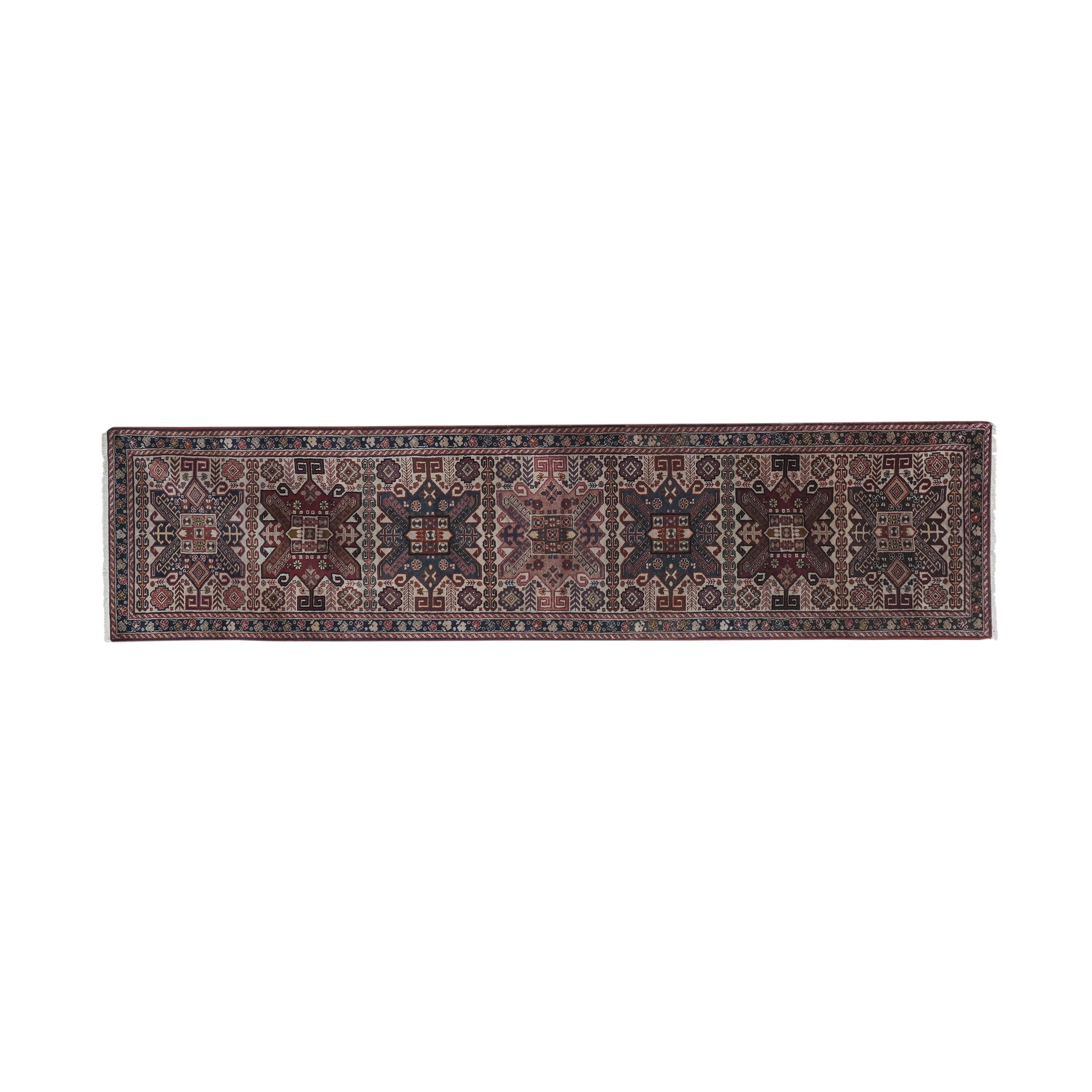 Vintage Turkish Anatolian Runner Rug 2'6'' x 10'