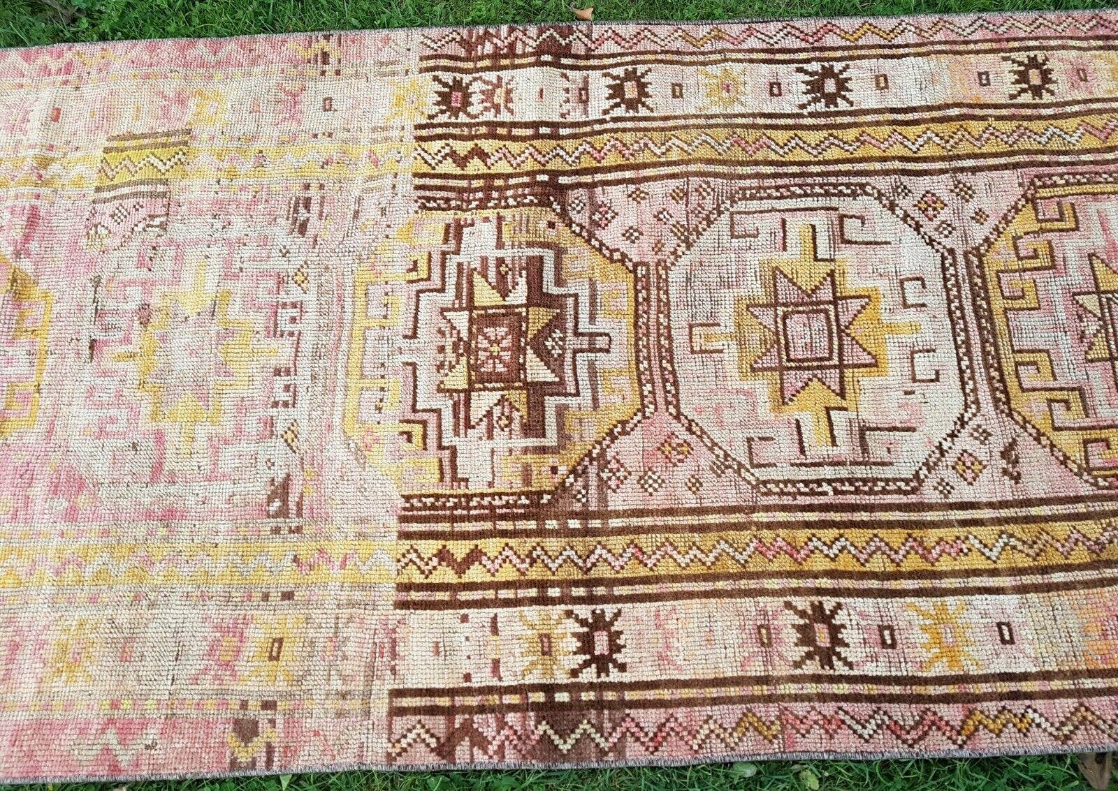 Vintage Caucasian Rug 3'2'' x 7'9''