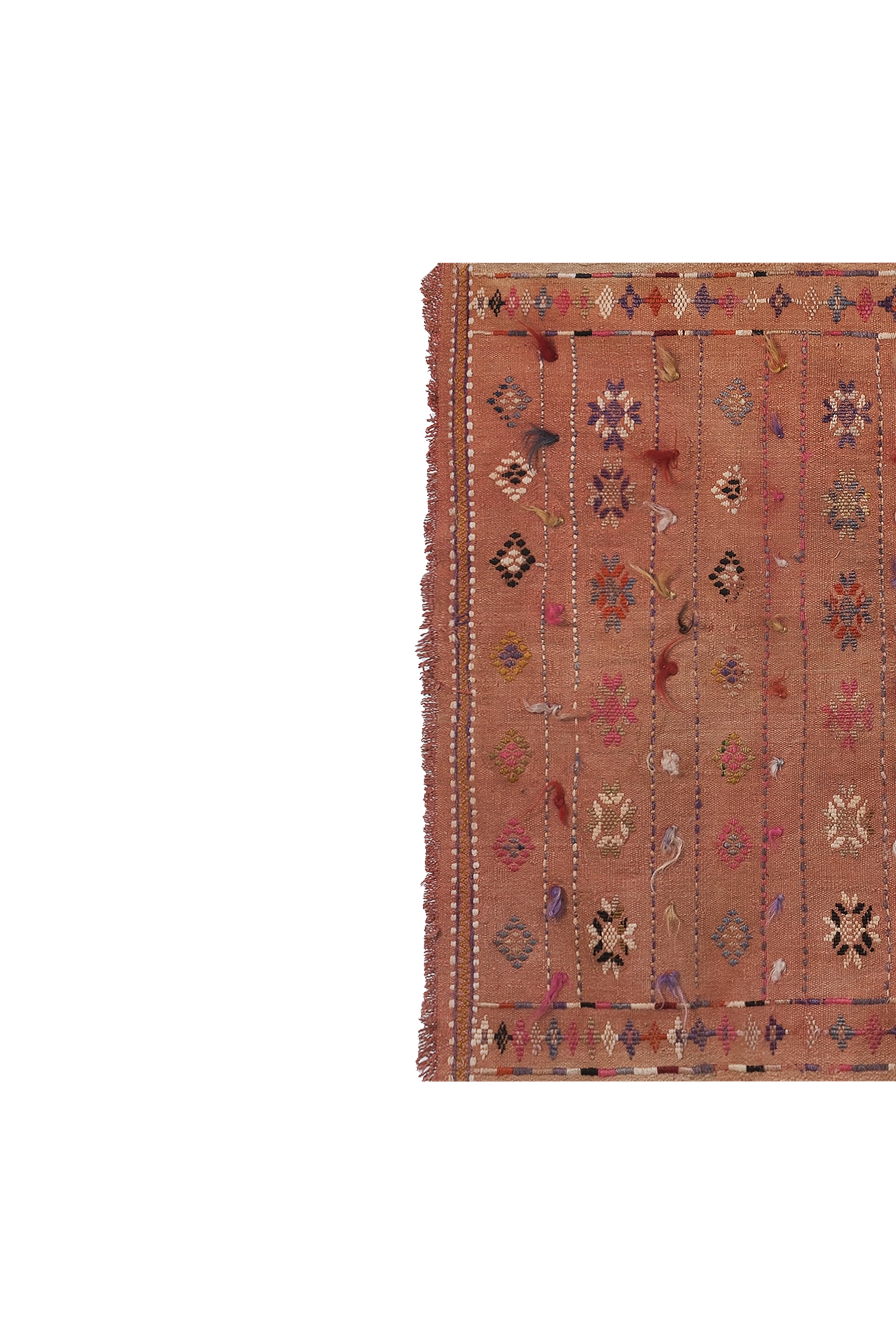 Vintage Turkish Kilim Rug 37'' x 54''