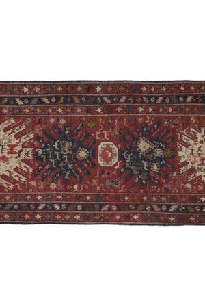 Vintage Turkish Anatolian Soumac Runner Rug 4'5'' x 9'8''