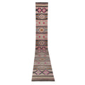 Vintage Turkish Kilim Runner 2'7'' x 21'