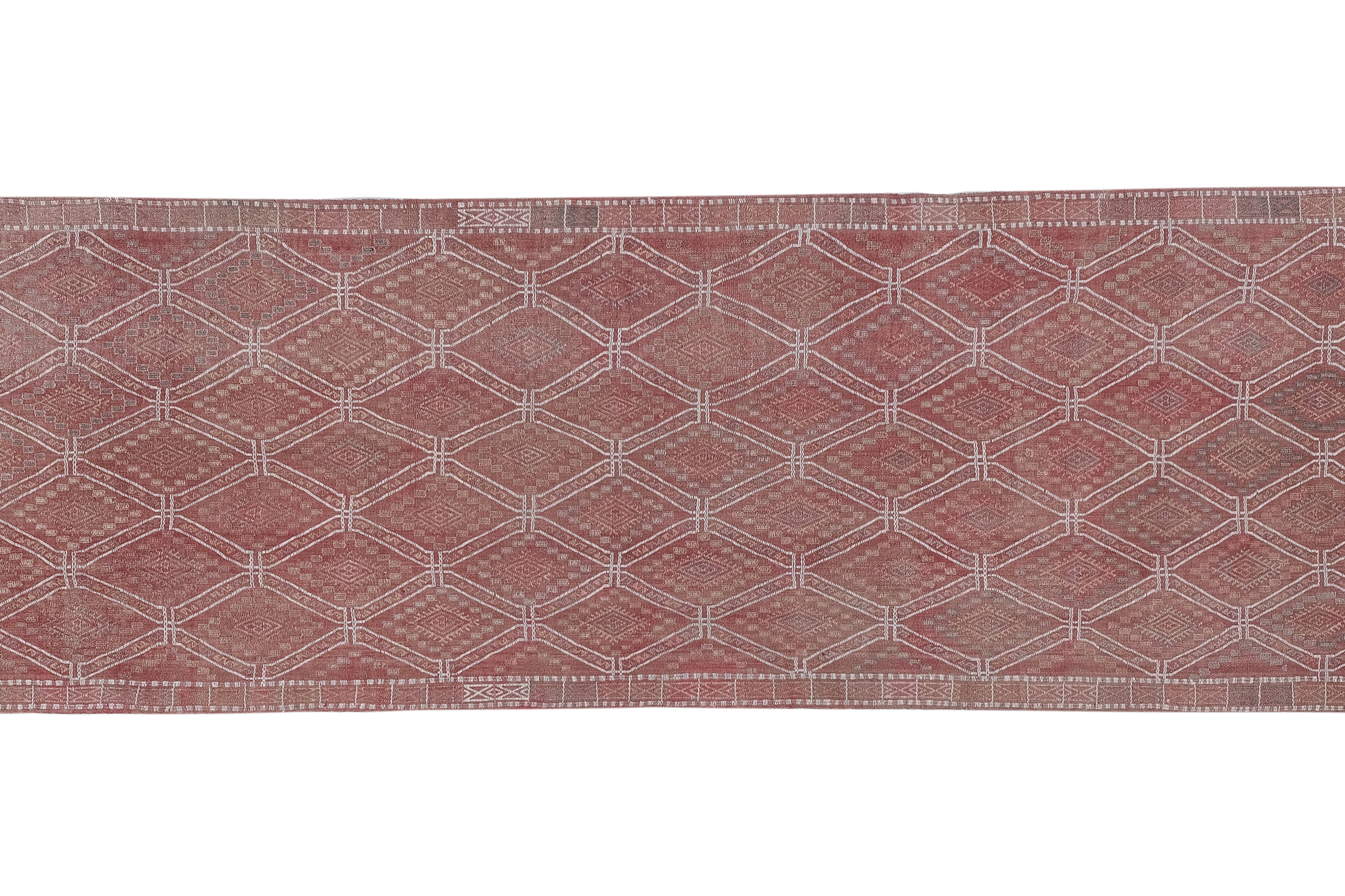 Vintage Turkish Kilim Runner 2'8'' x 9'6''