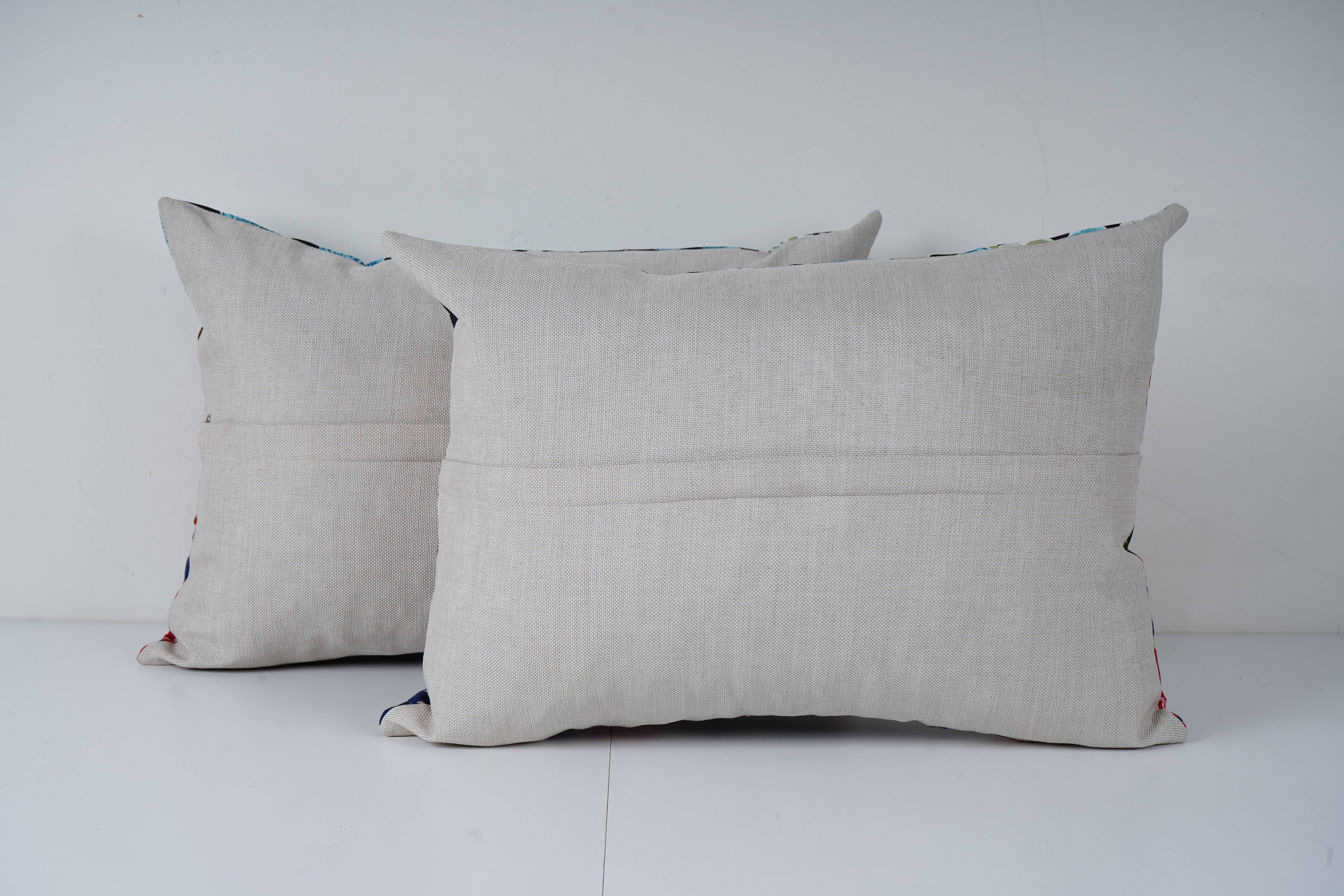 Uzbek Roller Printed Pillow Cover Set of 2 | 16'' x 22''