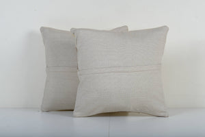 Kilim Pillow Cover Set of 2 | 16'' x 16''