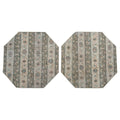 Vintage Turkish Yastik Rugs Set of 2 | 40'' x 41''