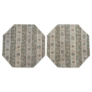 Vintage Turkish Yastik Rugs Set of 2 | 40'' x 41''