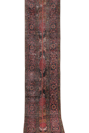 Vintage Turkish Runner Rug 2'1'' x 13'3''