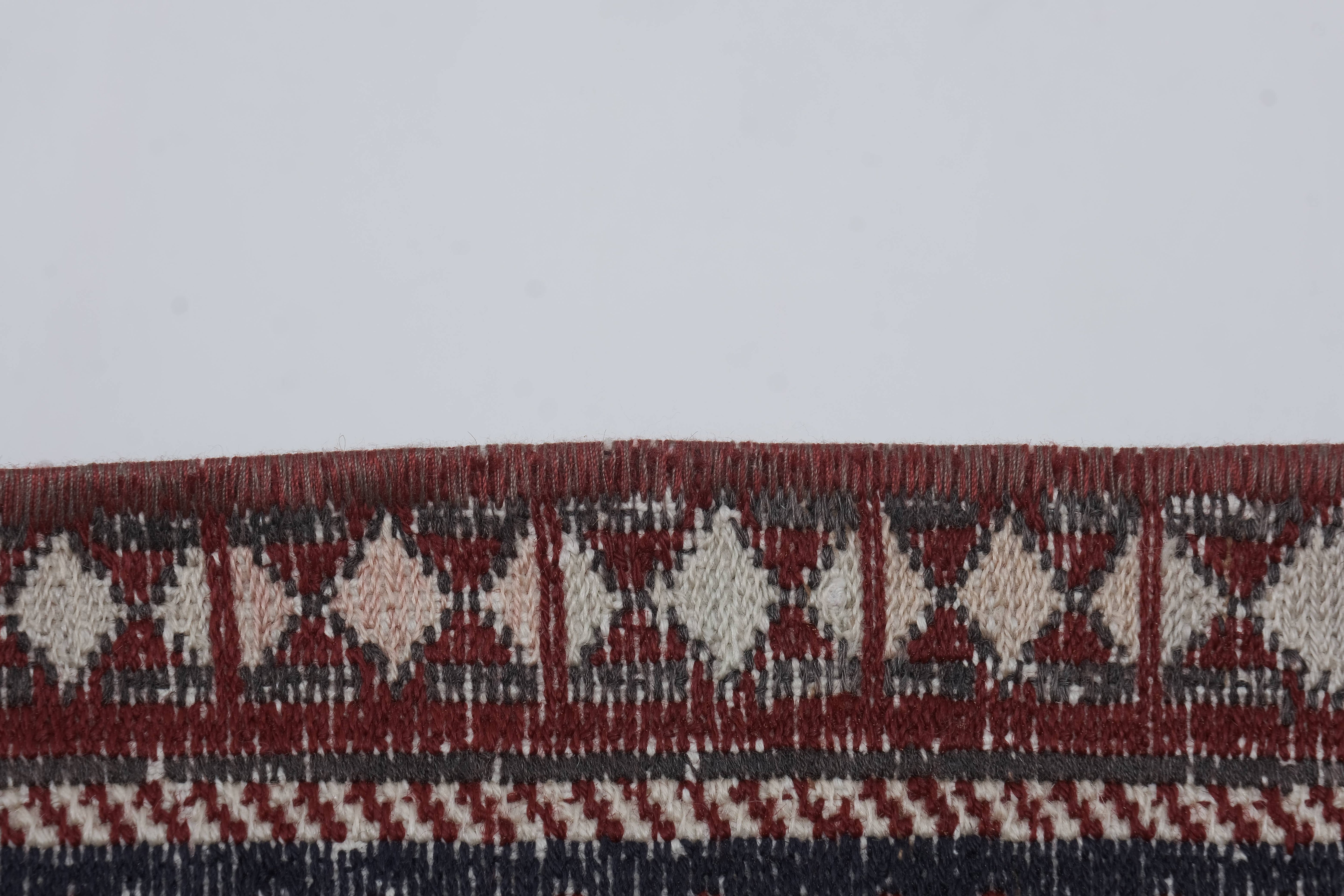 Vintage Turkish Soumac Kilim Rug 3'6'' x 6'1''