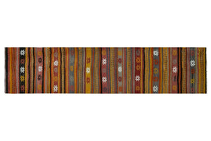 Vintage Kilim Runner 2'4'' x 9'