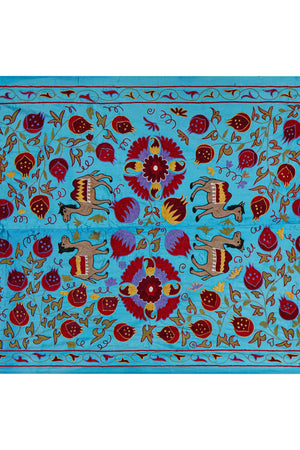 Camel Suzani Wall Hanging & Bedspread | 3'4'' x 6'2''