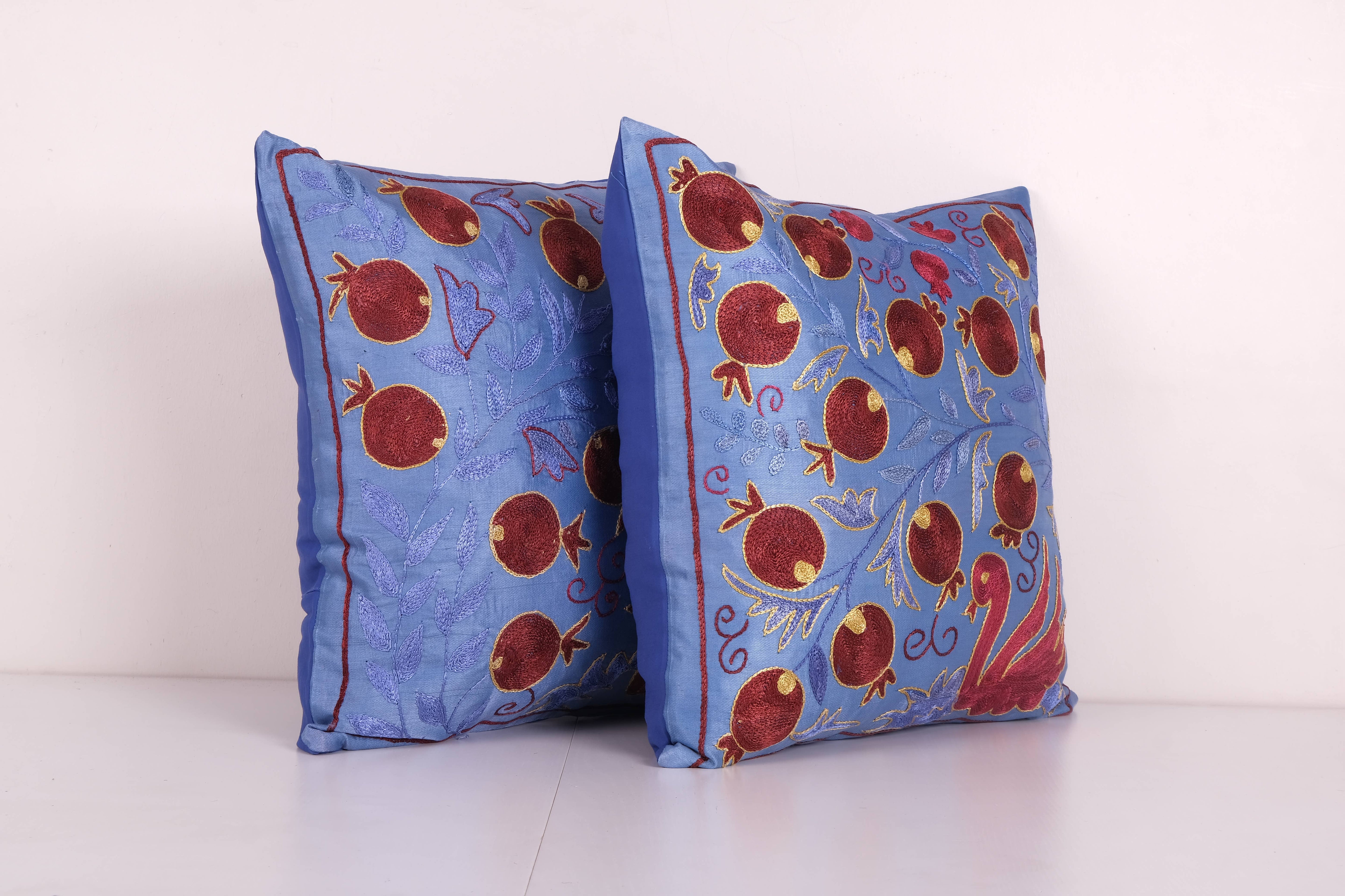 Silk Suzani Pillow Cover | 19'' x 19''
