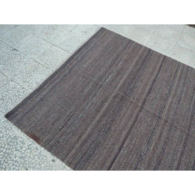 Vintage Turkish Kilim Rug 4'11'' x 5'1''