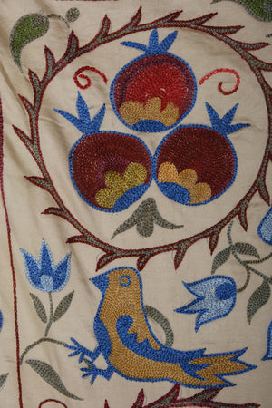 Bird Suzani Table Runner | 1'9'' x 6'2''