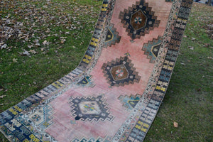Vintage Caucasian Runner Rug 4'5'' x 10'10''