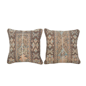 Rug Pillow Cover Set of 2 | 18'' x 18''