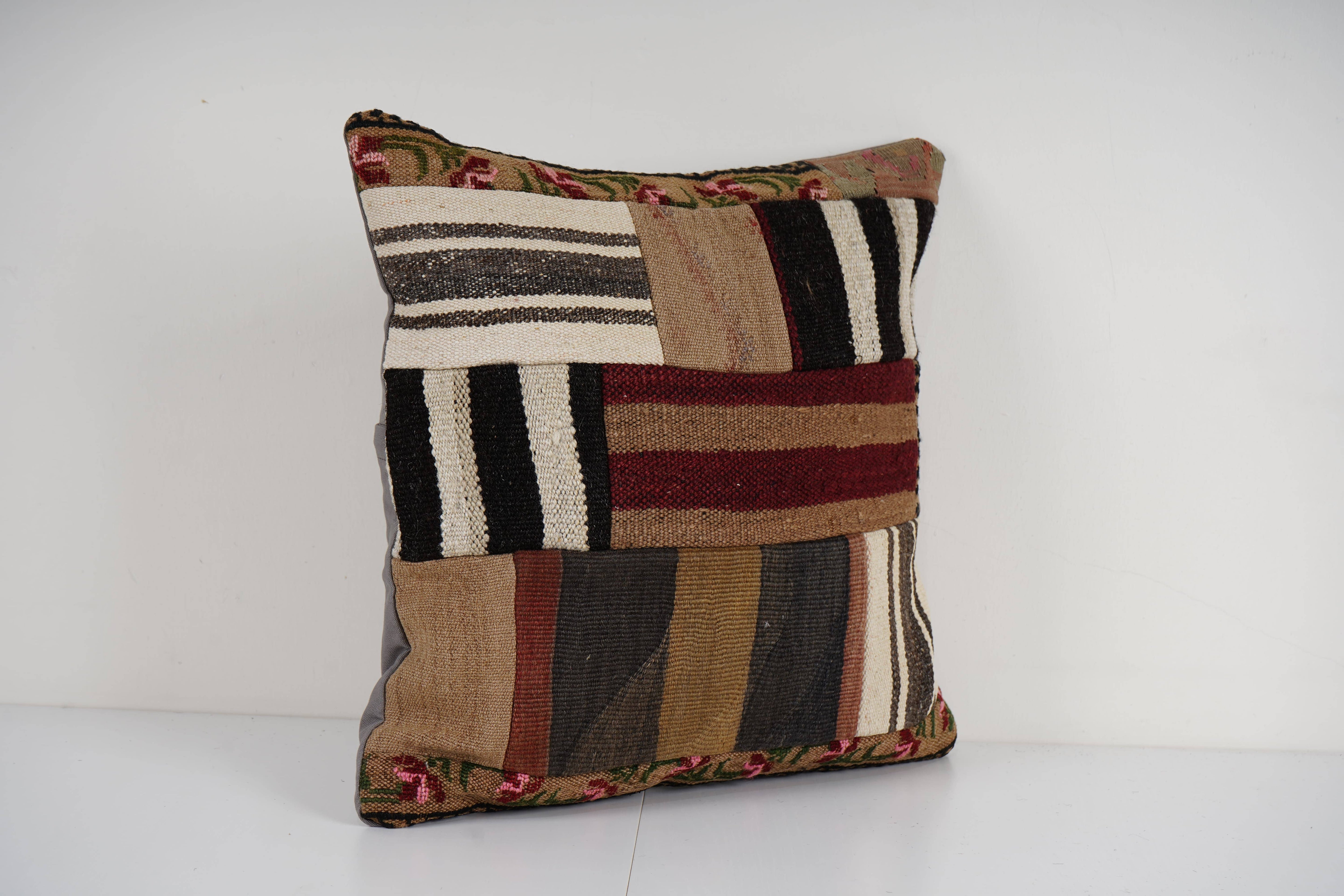 Suzani Patchwork Pillow Cover | 20'' x 20''