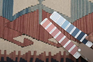 Vintage Turkish Anatolian Kilim Rug 4'8'' x 7'3''